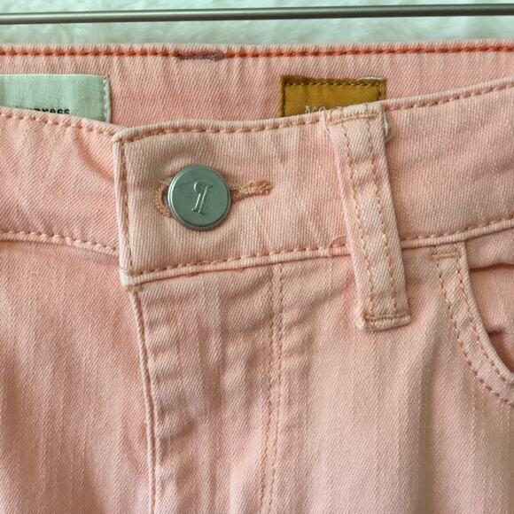 Pilcro and the Letterpress Pink-Orange Fit/Stet Jeans - Picture 2 of 15